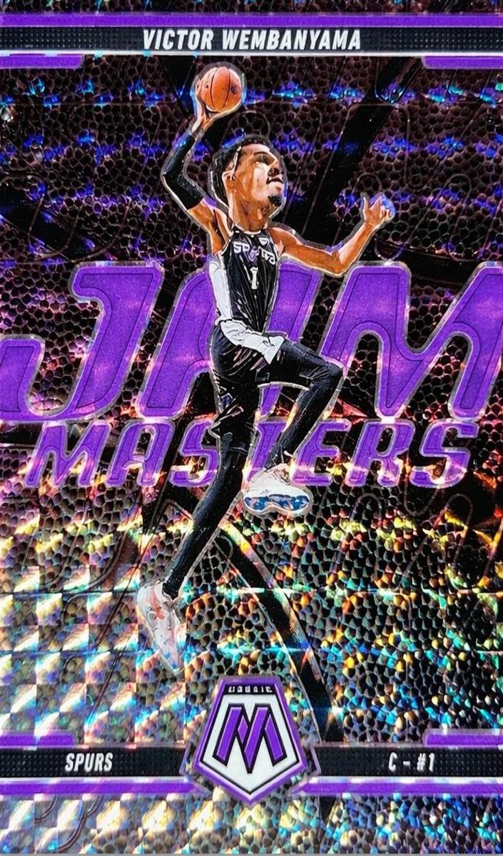 2024 Panini Mosaic Basketball Purple Fluorescent Victor Wembanyama #4