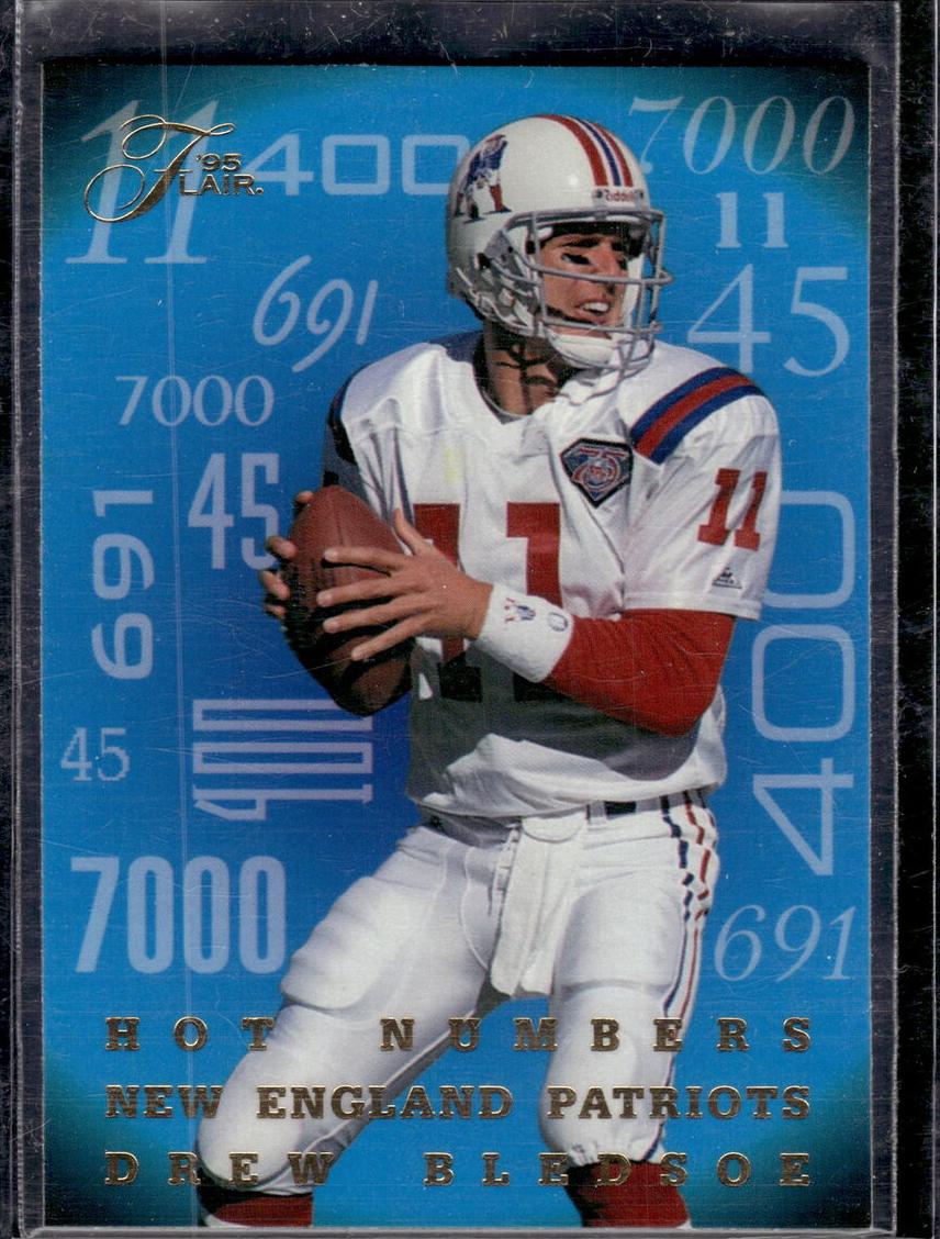 1995 Flair Football Drew Bledsoe #3 PSA 7.5