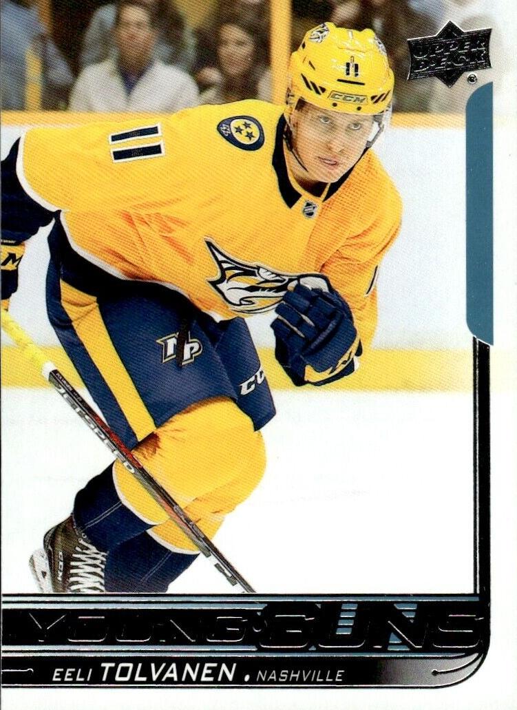 2018 Upper Deck Hockey Eeli Tolvanen #217 PSA 10