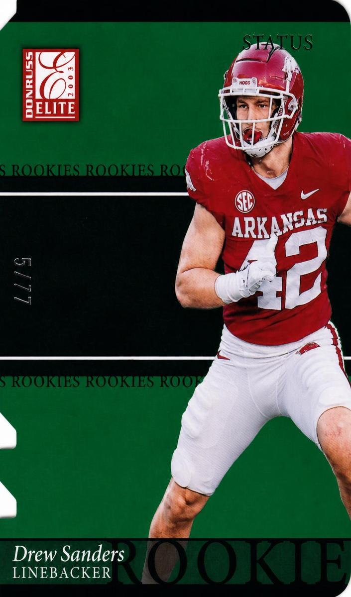 2023 Donruss Elite Football Status Die-Cut Drew Sanders #138