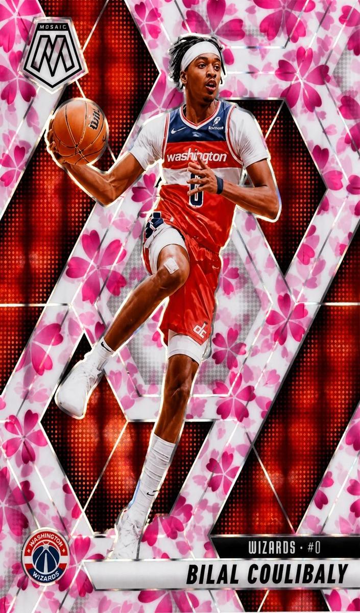 2024 Panini Mosaic Basketball Choice Cherry Blossom Bilal Coulibaly #29