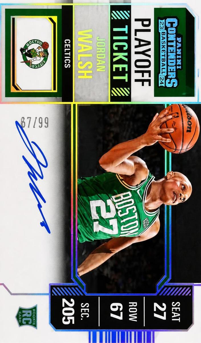2023 Panini Contenders Basketball Playoff Ticket Jordan Walsh #141