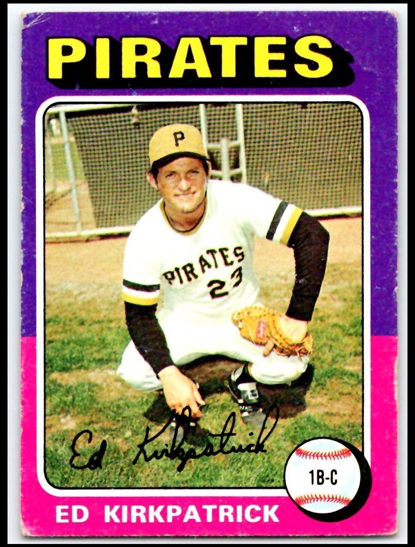 1975 Topps Baseball Ed Kirkpatrick #171 PSA 9
