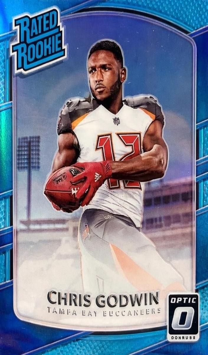 2017 Donruss Optic Football Aqua Chris Godwin #155