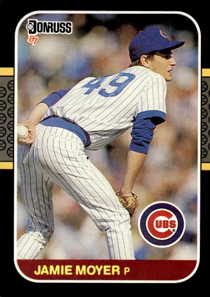 1987 Donruss Baseball Jamie Moyer #315