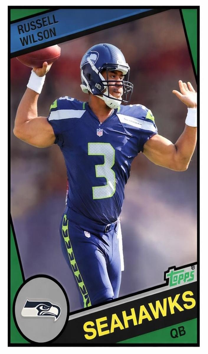 2012 Topps Chrome Football Russell Wilson #14