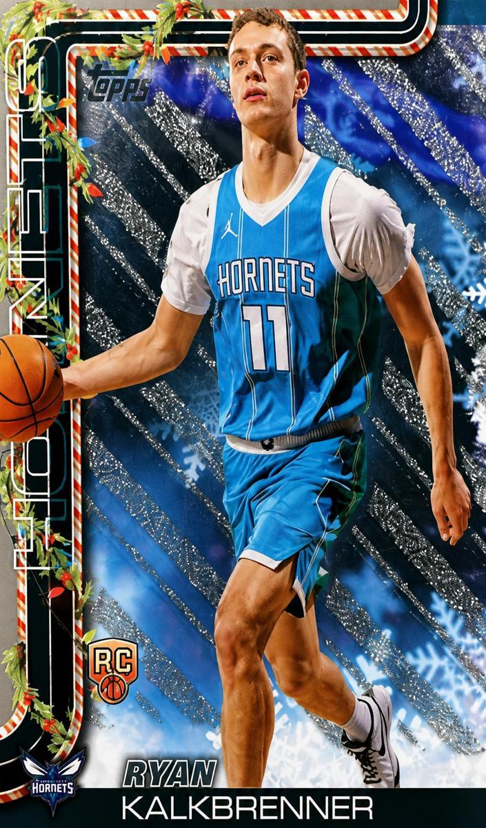 2025 Topps Holiday Basketball Glitter Holiday Ryan Kalkbrenner #H194