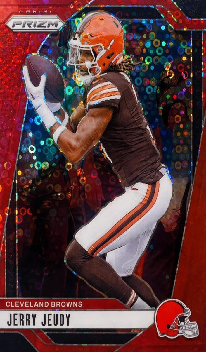 2024 Panini Prizm Football No Huddle Red Jerry Jeudy #67