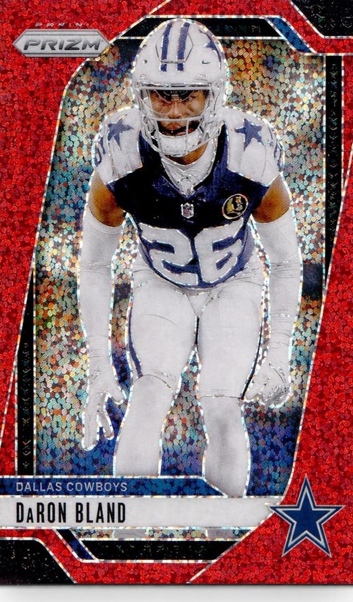 2024 Panini Prizm Football Red Sparkle DaRon Bland #78