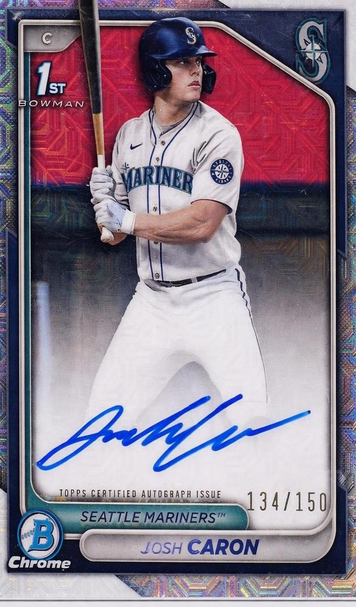 2024 Bowman Draft Chrome Baseball HTA Choice Refractor Josh Caron #CPA-JCA