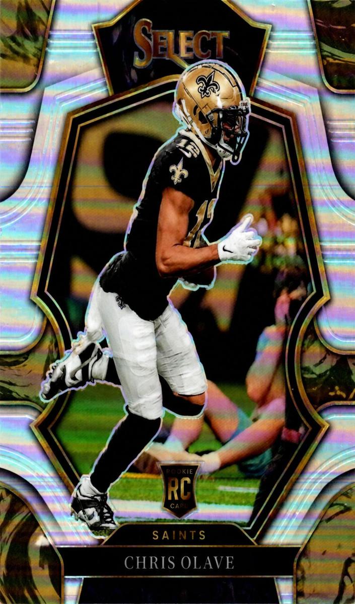 2022 Panini Select Football Silver Prizm Chris Olave #170 PSA 10