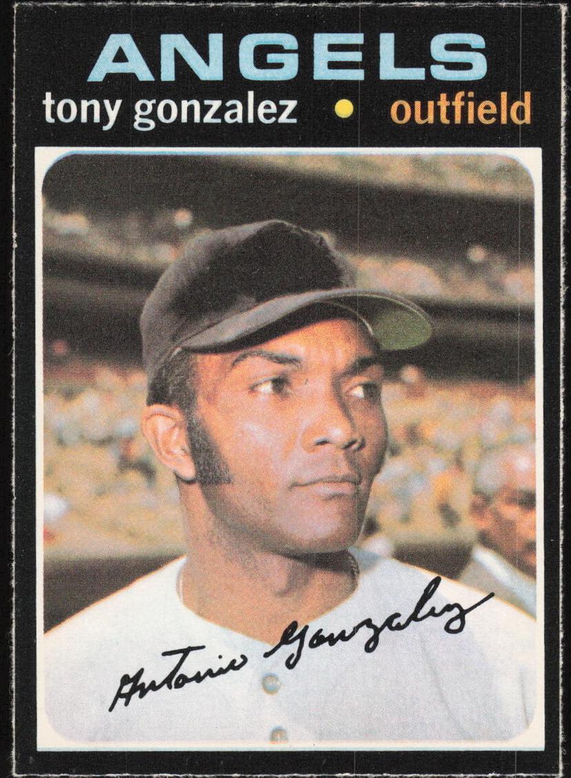 1971 O-Pee-Chee Baseball Tony Gonzalez #256 PSA 7.5