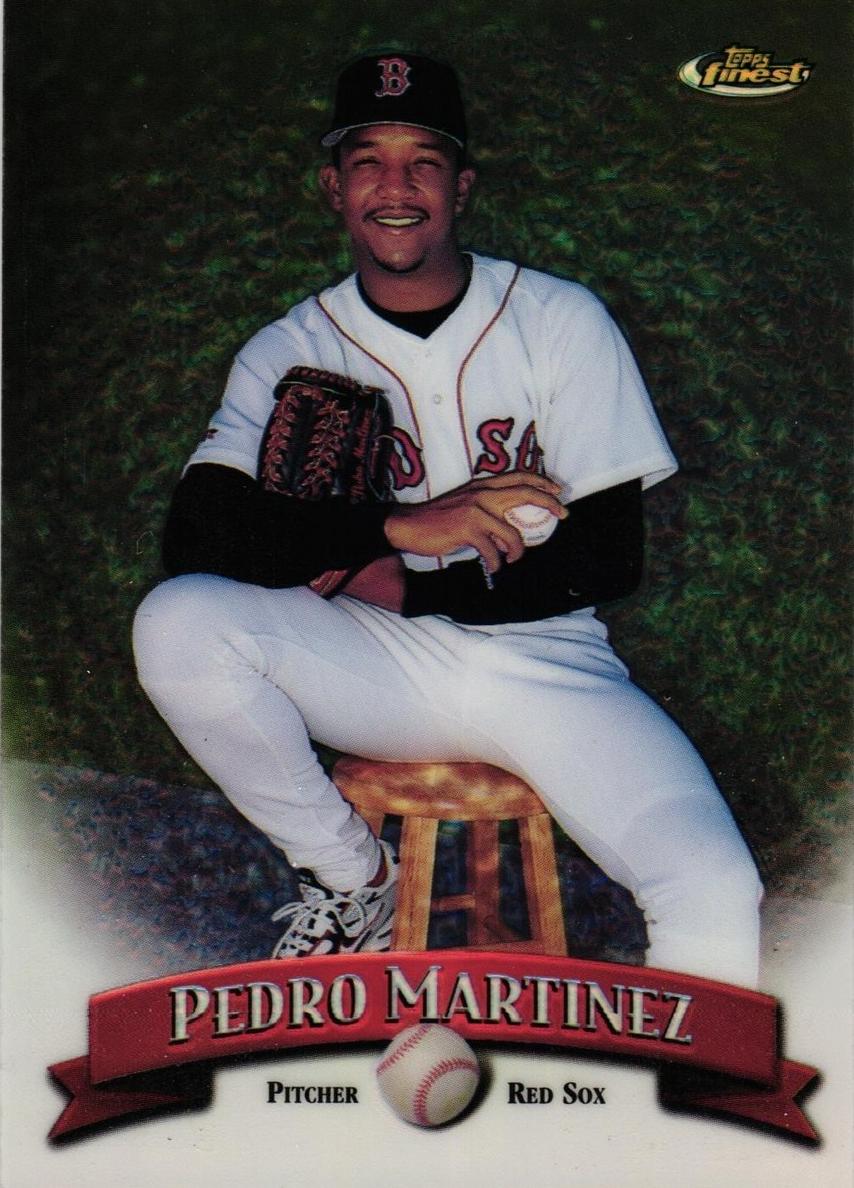 1998 Topps Finest Baseball Refractor Pedro Martinez #154 PSA 9