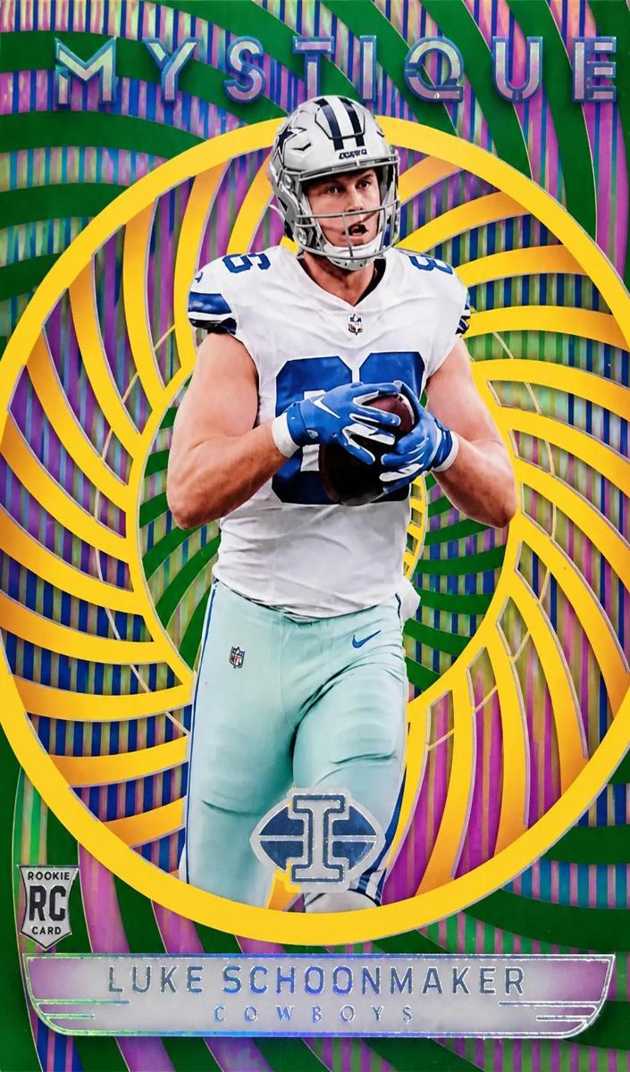 2023 Panini Illusions Football Green Luke Schoonmaker #23