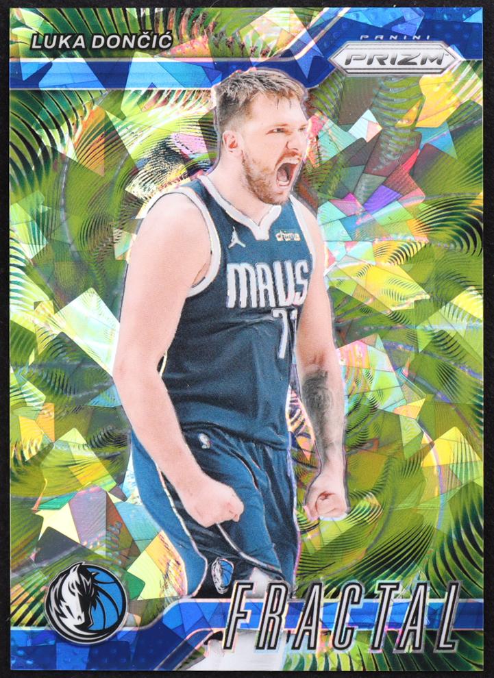 2024 Panini Prizm Basketball Blue Ice Luka Doncic #4 PSA 9