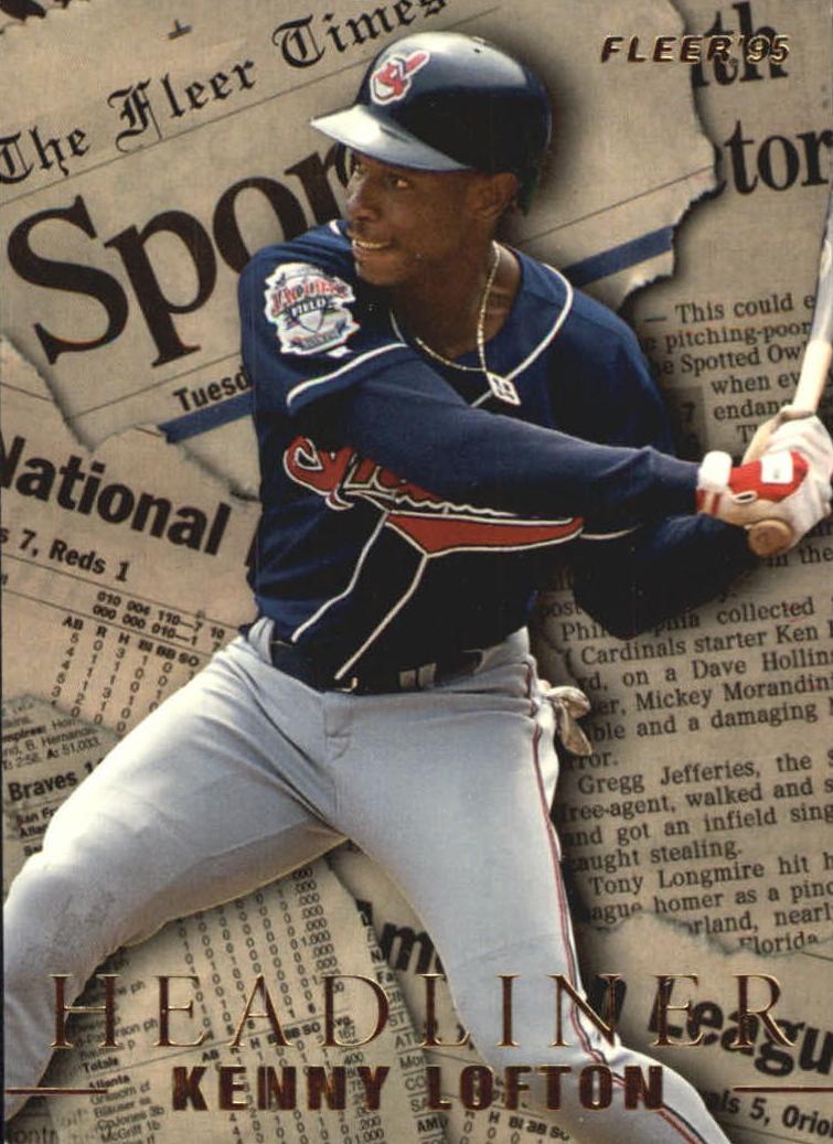 1995 Fleer Update Baseball Kenny Lofton #12