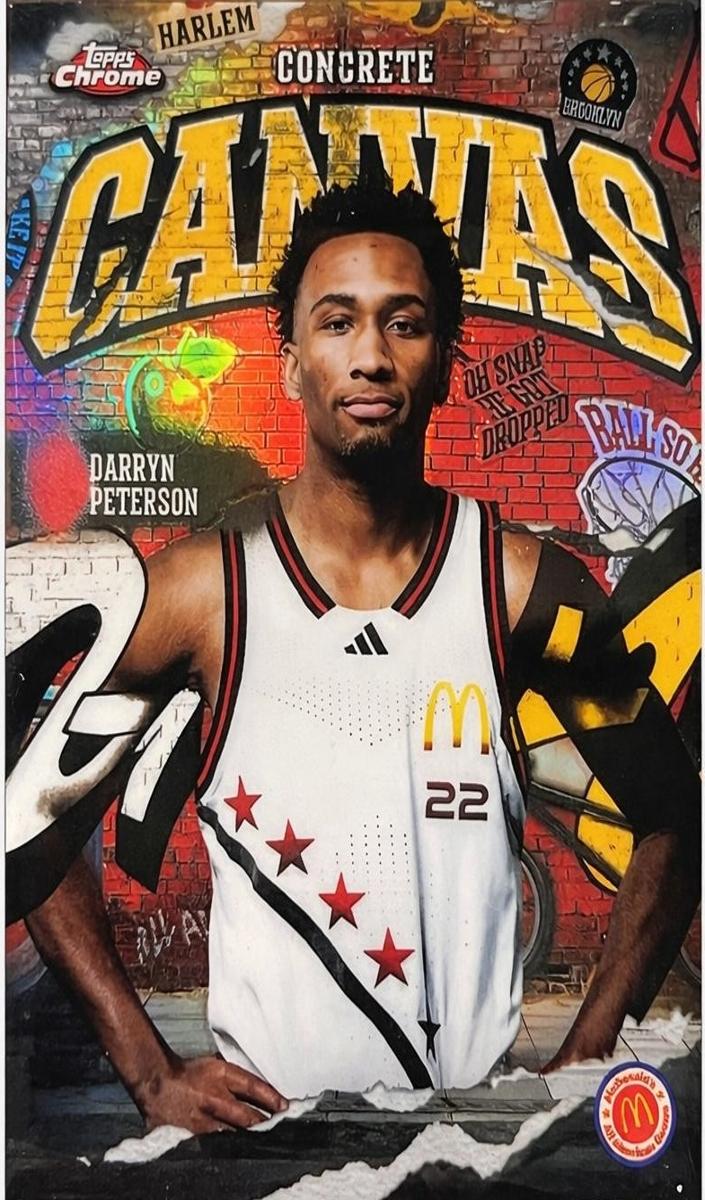 2025 Topps Chrome McDonald's All American Basketball Darryn Peterson #CC-4