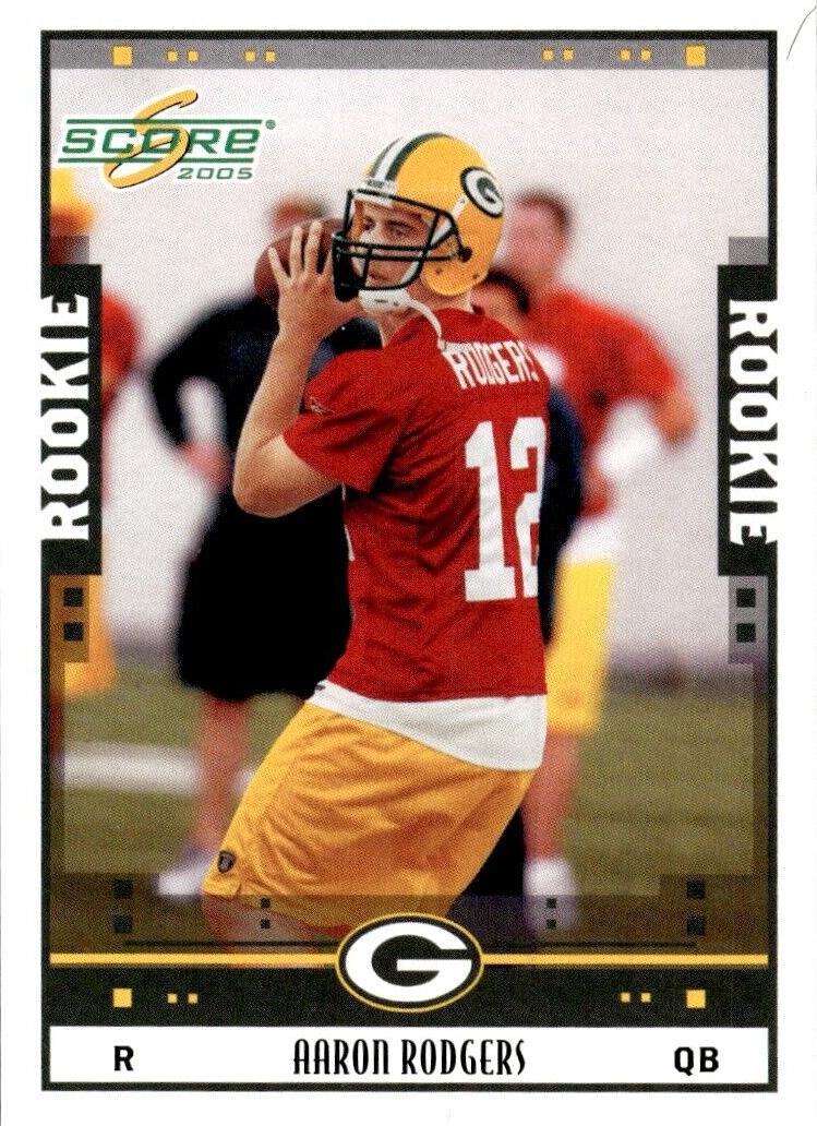 2005 Score Football Aaron Rodgers #352