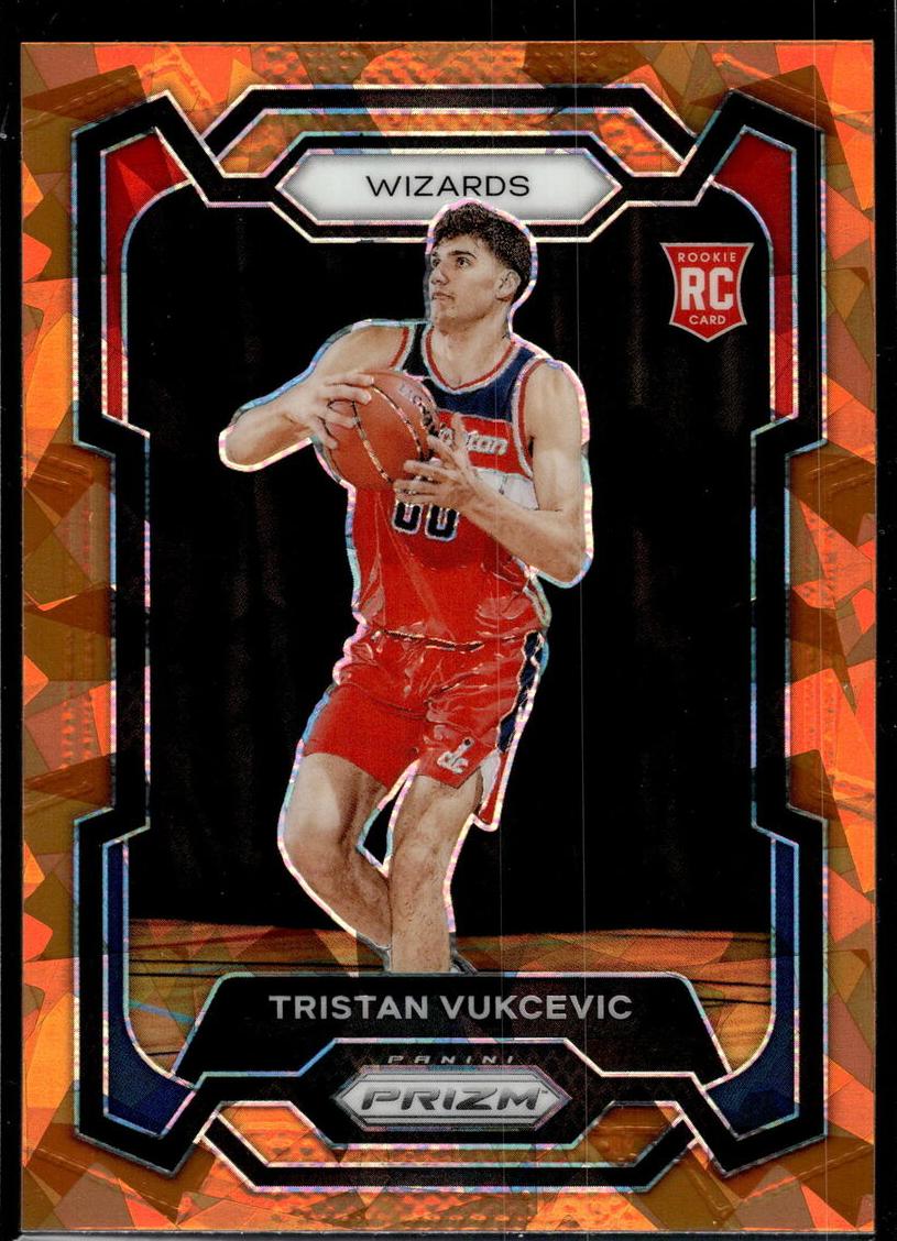 2023 Panini Prizm Basketball Orange Ice Tristan Vukcevic #126