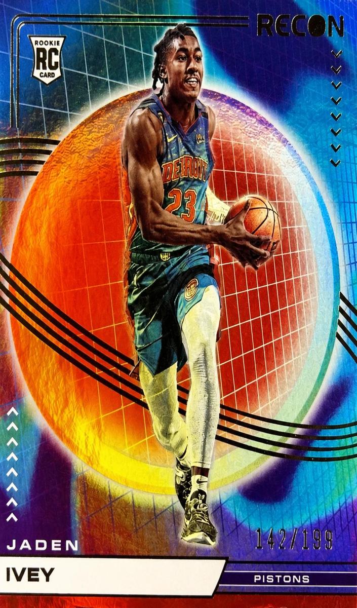 2022 Panini Recon Basketball Holo Red Jaden Ivey #203 PSA 9