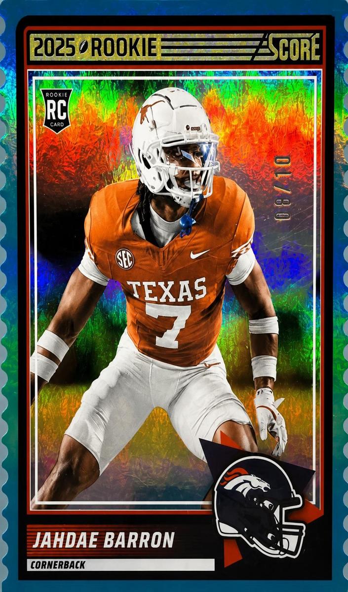 2025 Panini Score Football Die-Cut Jahdae Barron #89