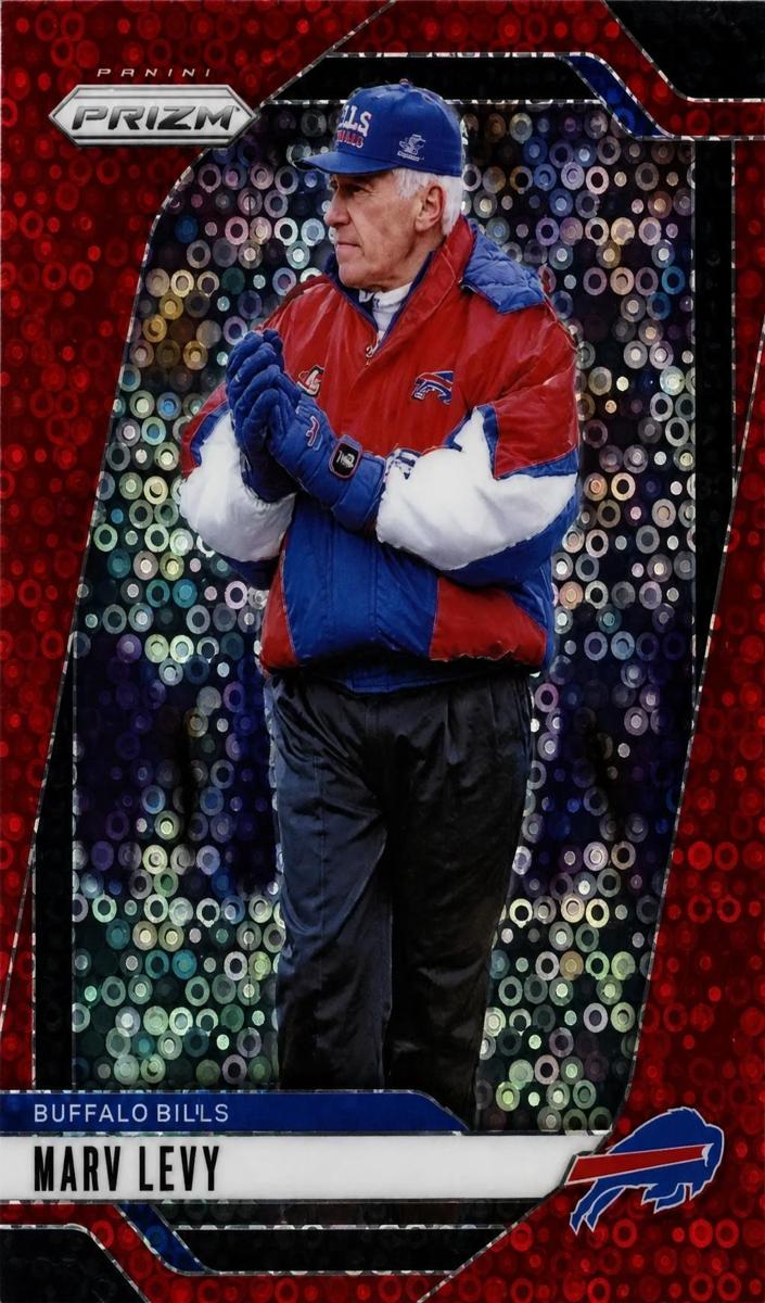 2024 Panini Prizm Football No Huddle Red Marv Levy #34