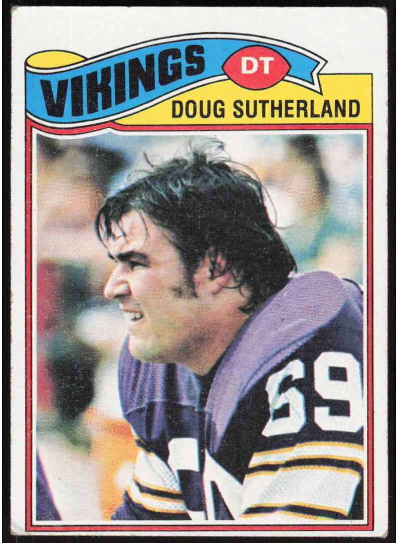 1977 Topps Football Doug Sutherland #441 PSA 6