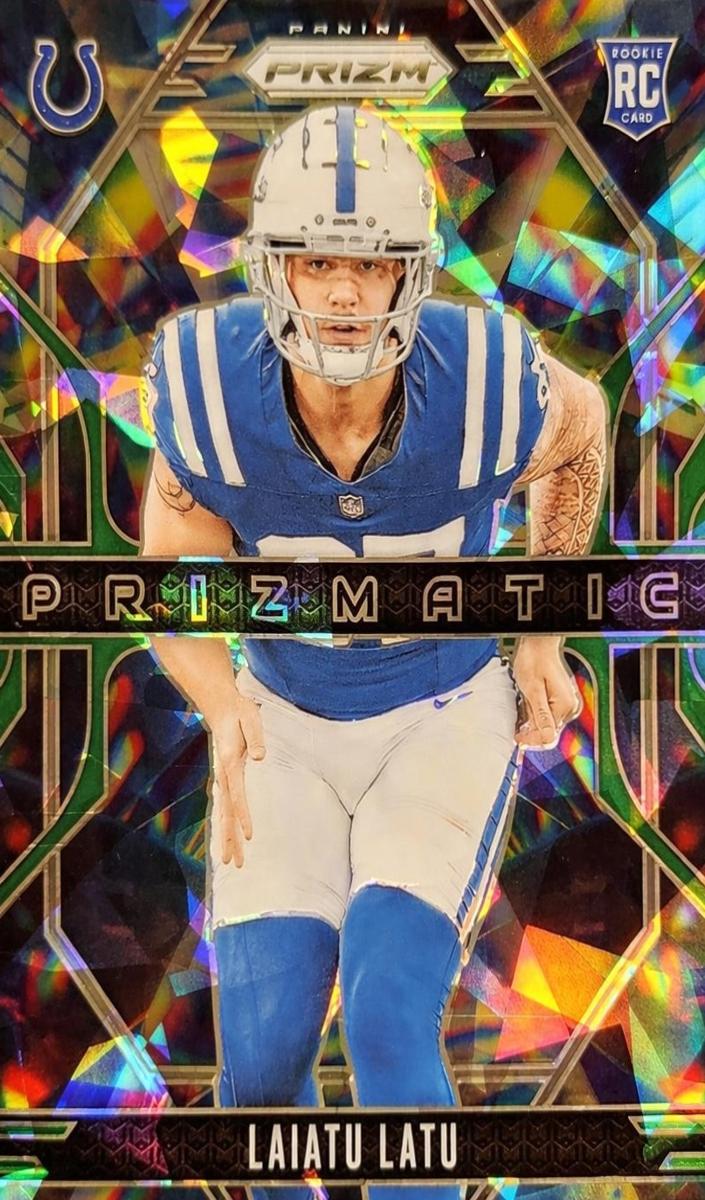 2024 Panini Prizm Football Green Wave Laiatu Latu #5 PSA 10