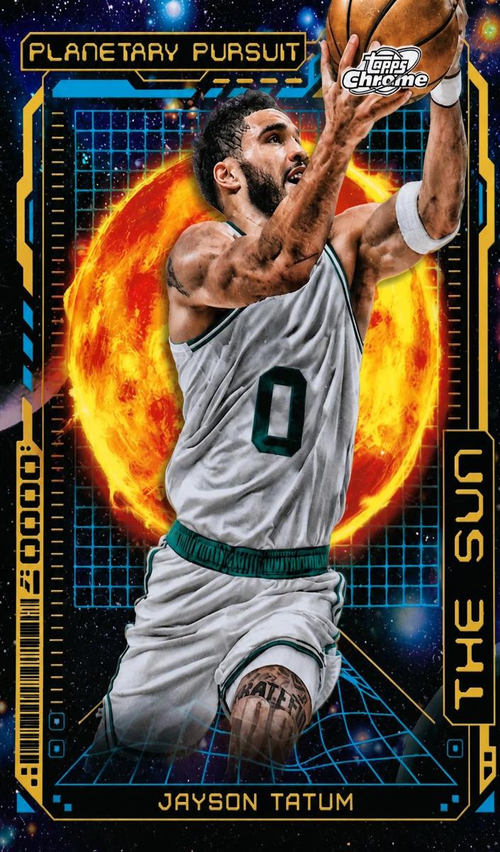2023 Topps Cosmic Chrome Basketball Sun Jayson Tatum #PPS-1 PSA 9