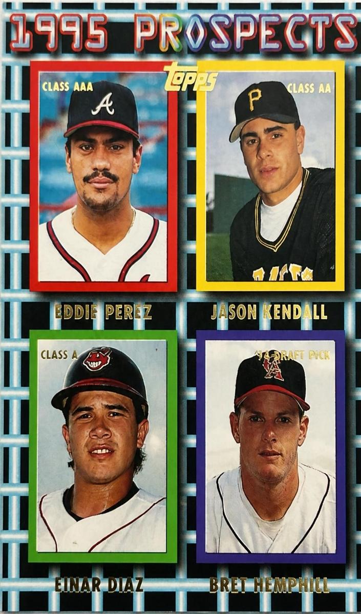 1995 Topps Baseball Eddie Perez #480