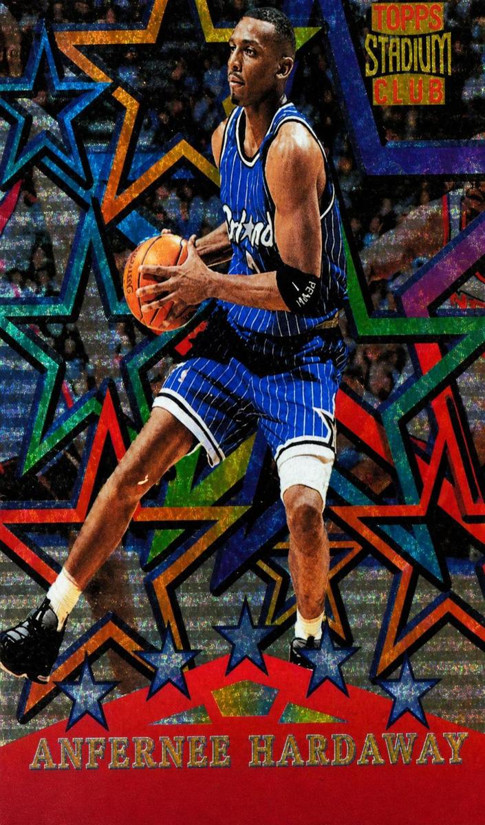 1996 Topps Stadium Club Basketball Members Only Anfernee Hardaway #SF1 PSA 8