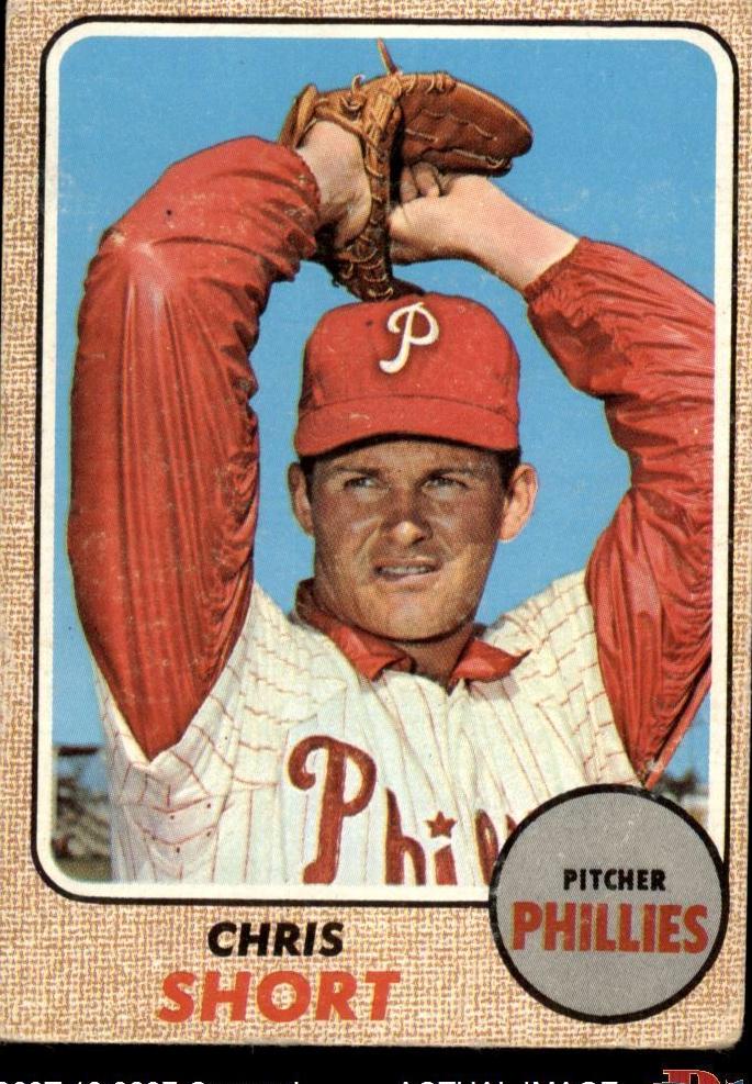 1968 Topps Baseball Chris Short #139