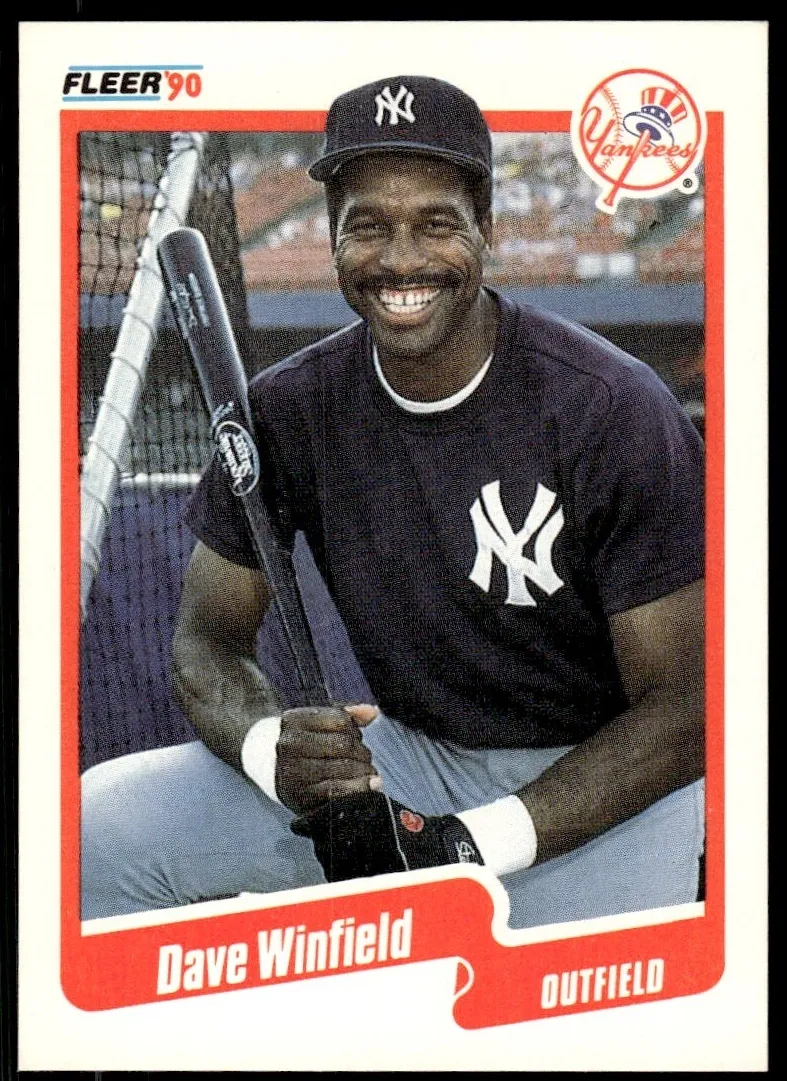 1990 Fleer Baseball Dave Winfield #458 PSA 9