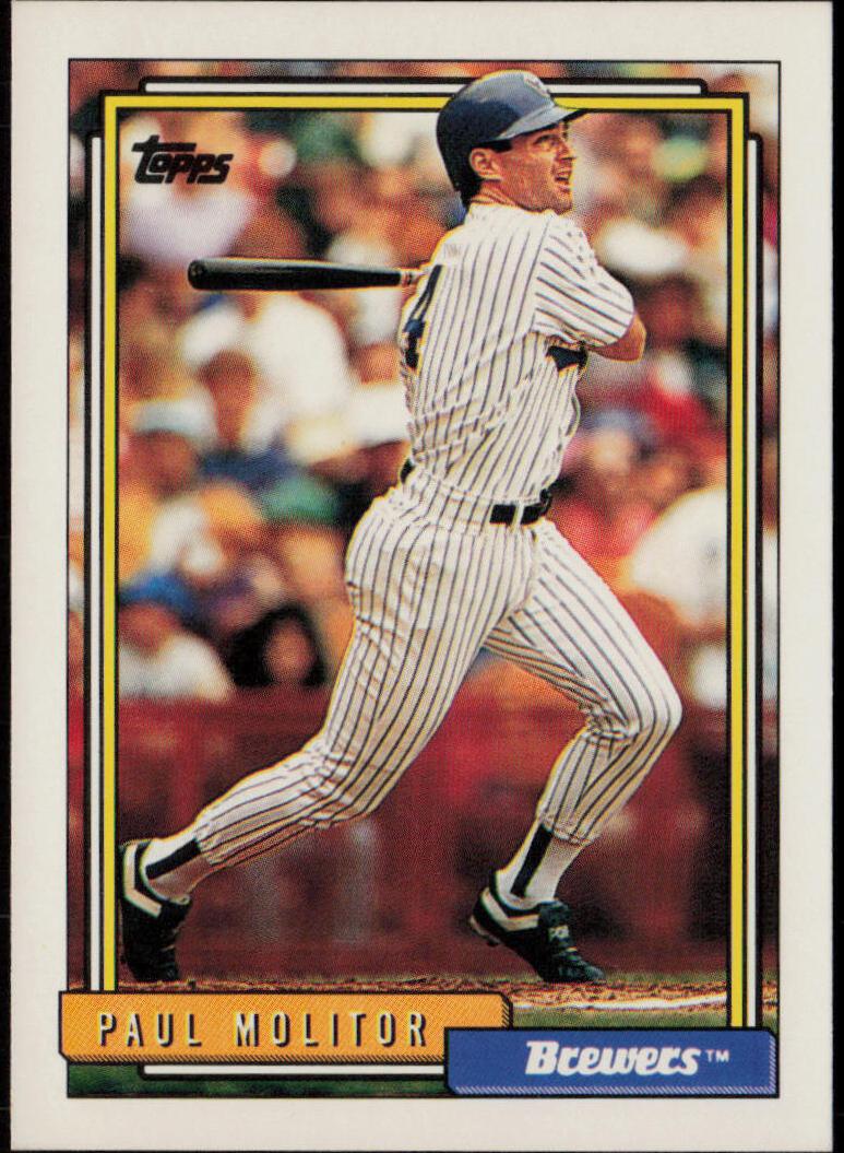 1992 Topps Baseball Paul Molitor #600 PSA 10