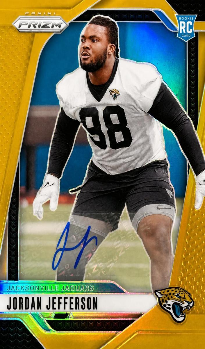 2024 Panini Prizm Football Gold Jordan Jefferson #358