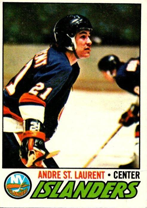 1977 Topps Hockey Andre St. Laurent #171 PSA 9
