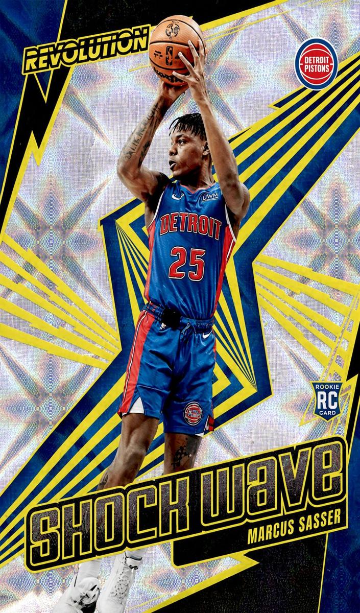 2023 Panini Revolution Basketball Galactic Marcus Sasser #18