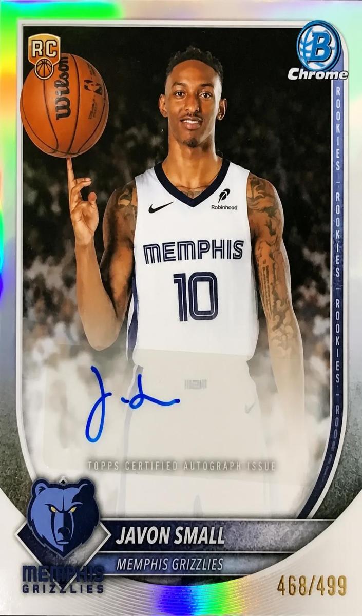 2025 Bowman Basketball Refractor Javon Small #BCA-JS