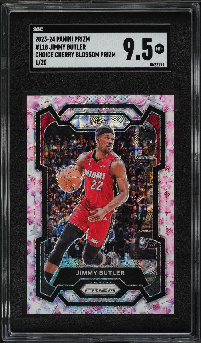2023 Panini Prizm Basketball Choice Cherry Blossom Jimmy Butler #118 PSA 10