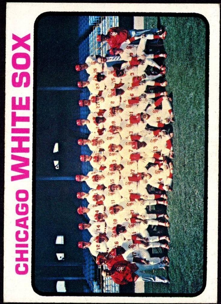 1973 Topps Baseball Chicago White Sox Team #481 PSA 9