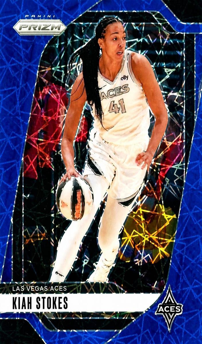 2024 Panini Prizm WNBA Basketball Blue Velocity Kiah Stokes #122