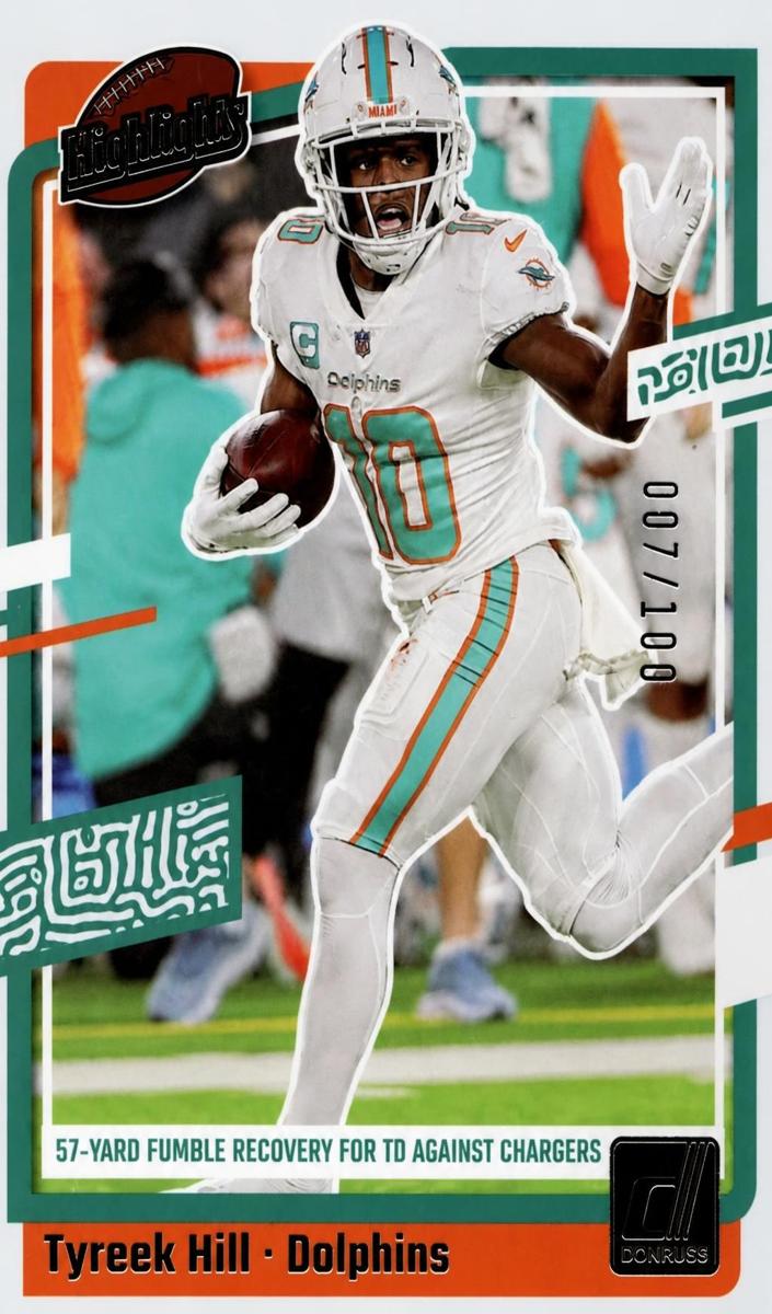 2023 Panini Donruss Football Holo Tyreek Hill #H-TH