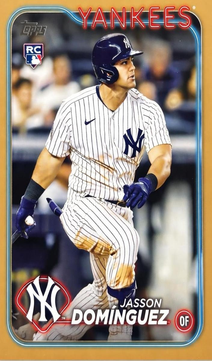 2024 Topps Baseball Gold Jasson Dominguez #60
