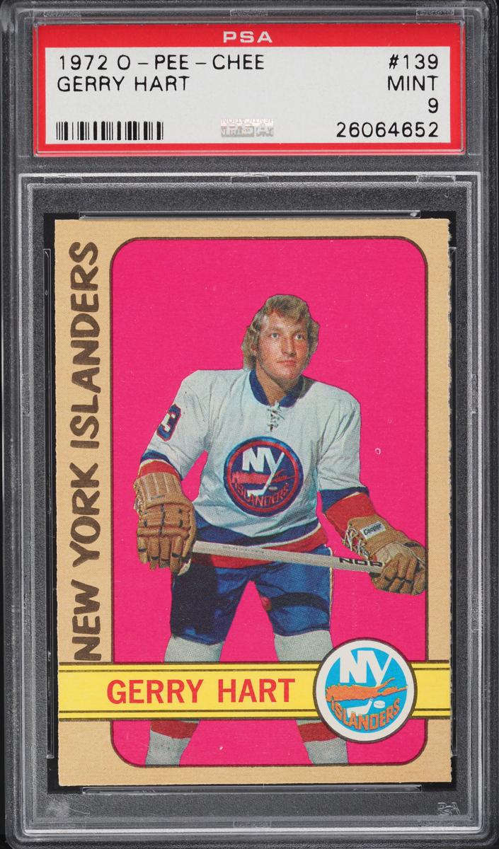1972 O-Pee-Chee Hockey Gerry Hart #139