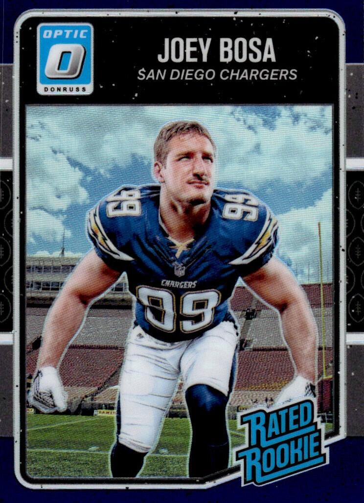 2016 Donruss Optic Football Purple Joey Bosa #175 PSA 9
