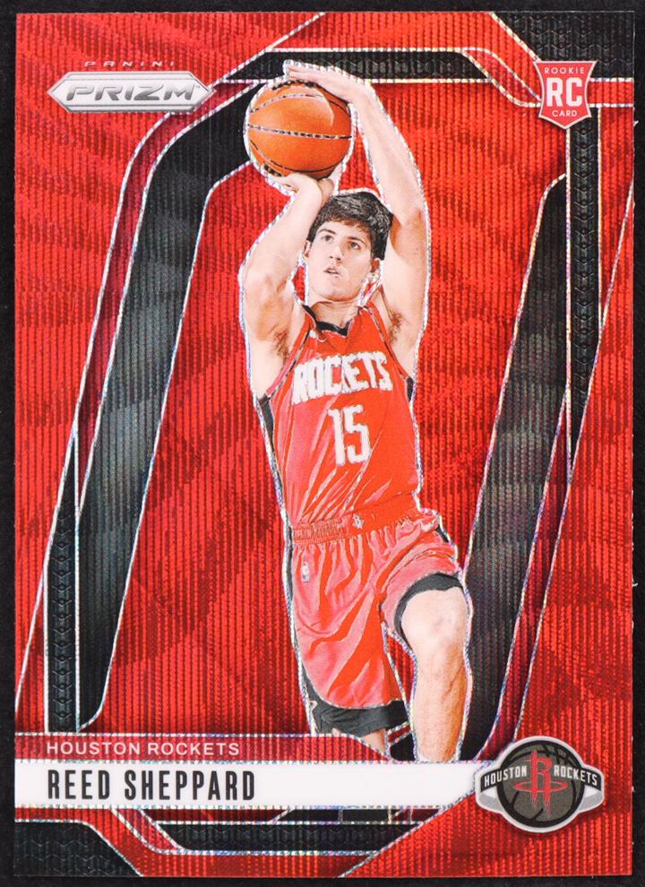 2024 Panini Prizm Basketball Ruby Wave Reed Sheppard #268