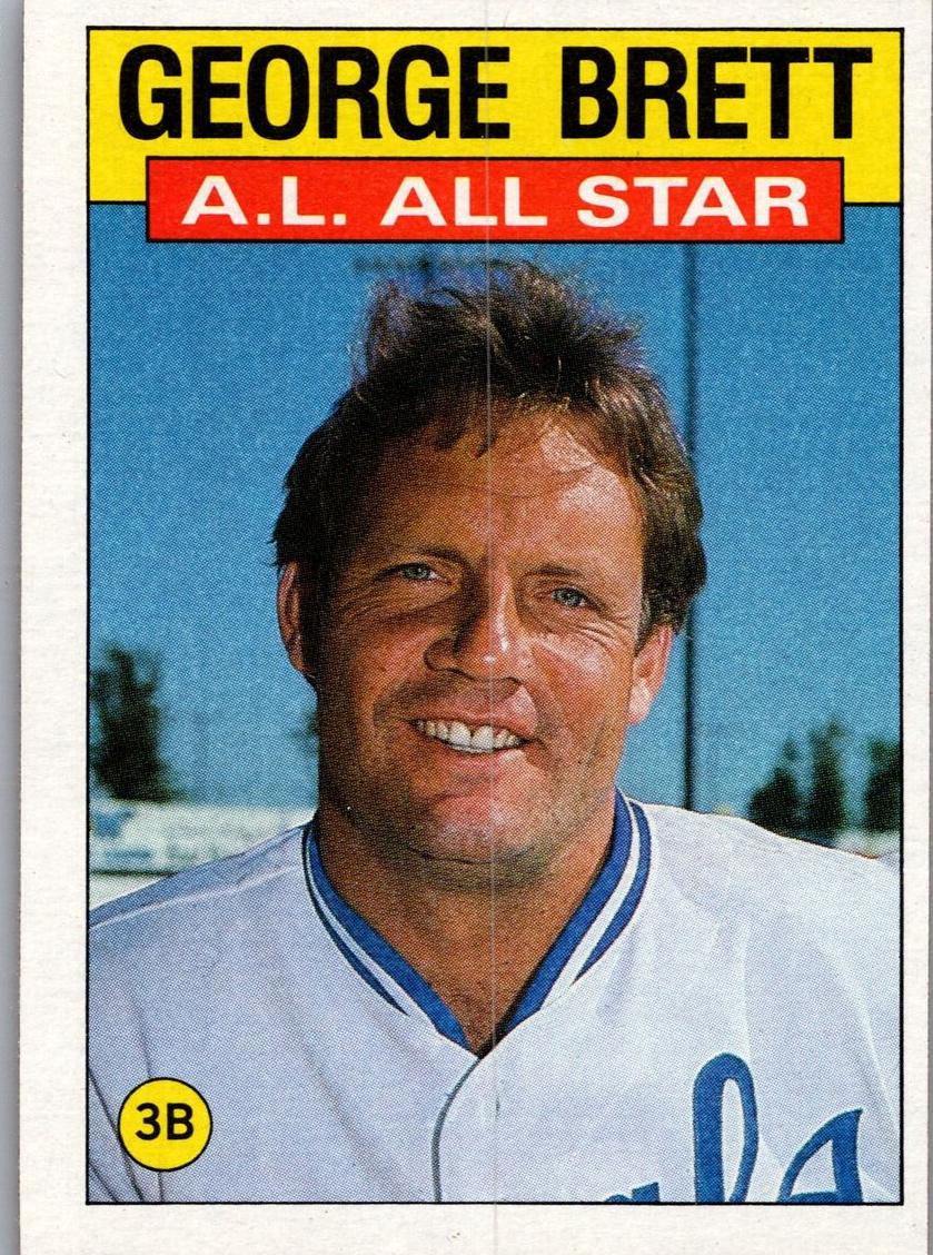 1986 Topps Baseball George Brett #714 PSA 10