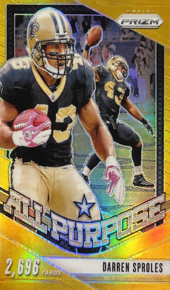 2024 Panini Prizm Football Gold Darren Sproles #1
