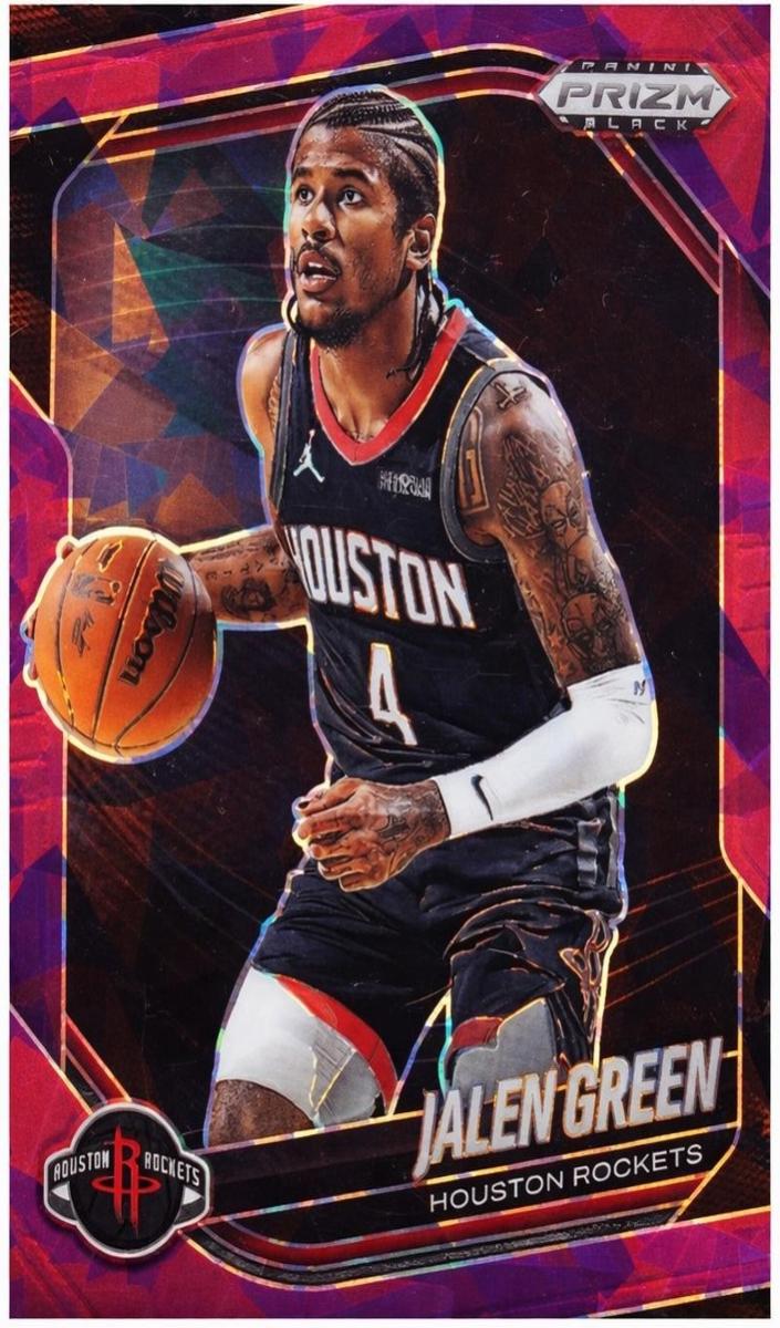 2024 Panini Prizm Black Basketball Purple Ice Jalen Green #57