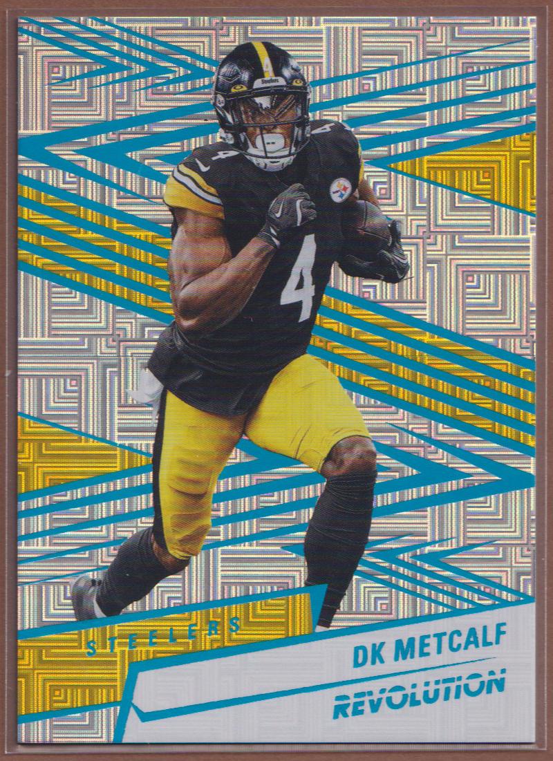 2025 Panini Revolution Football Teal Levels DK Metcalf #17